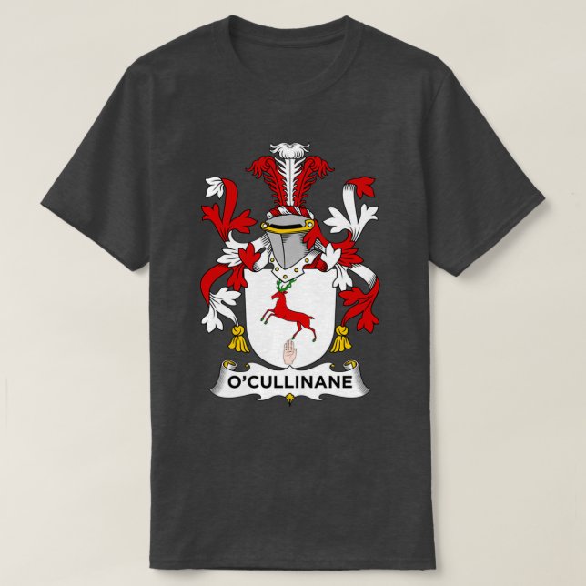 OCullinane Jackar av Arm Family Crest T Shirt (Design framsida)
