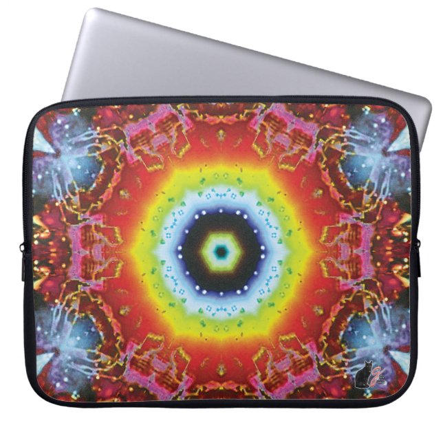 Oculus Kaleidoscope Laptop sleeve (Framsidan)