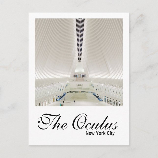 Oculus New York Postcard USA Vykort (Framsida)