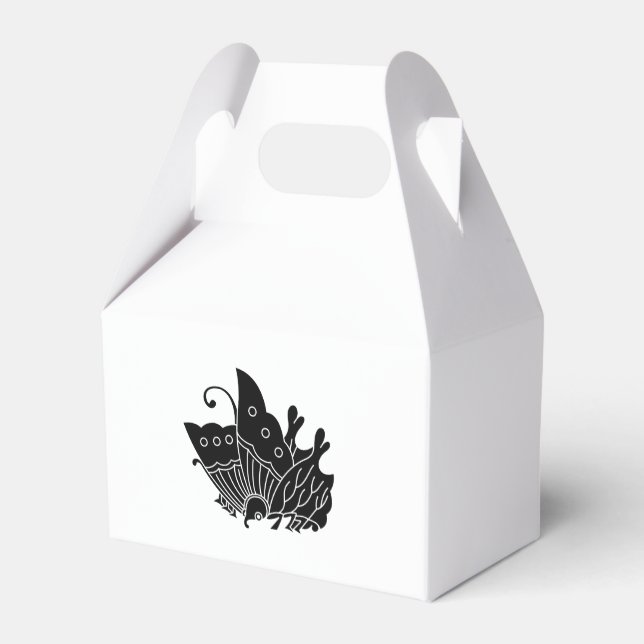 Oda fjäril presentaskar (Baksidan Sidan)