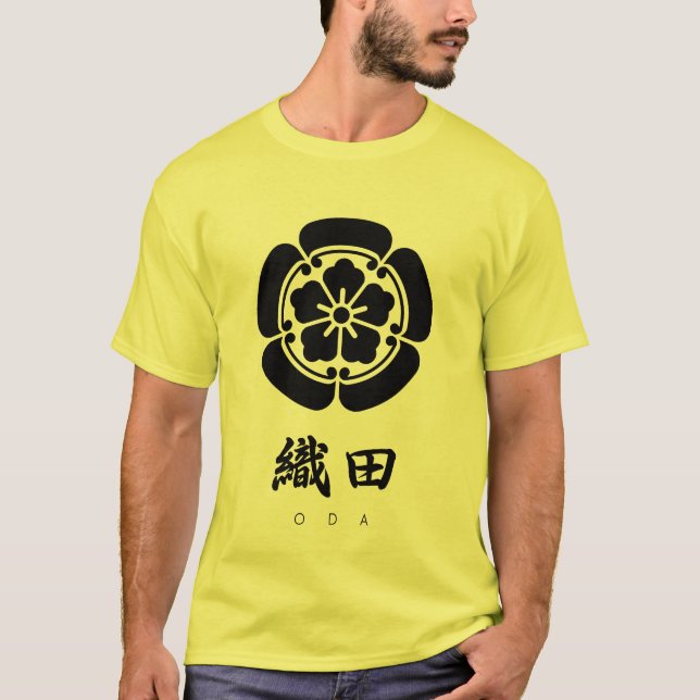 Oda Klan kamon med klan namn T Shirt (Framsida)