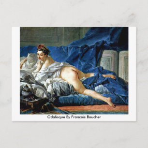 Odalisque av Francois Boucher Vykort