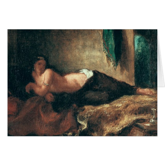 Odalisque Hälsningskort (Framsidan Horizontal)