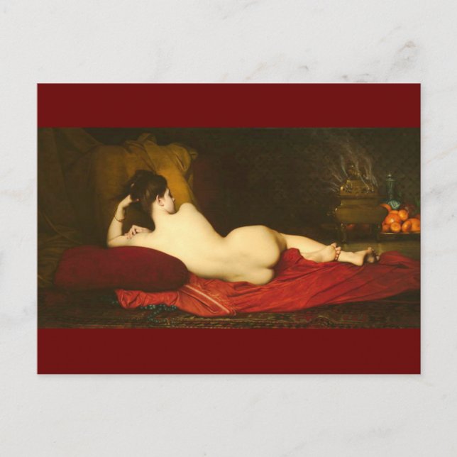 Odalisque - Lefebvre Vykort (Framsida)