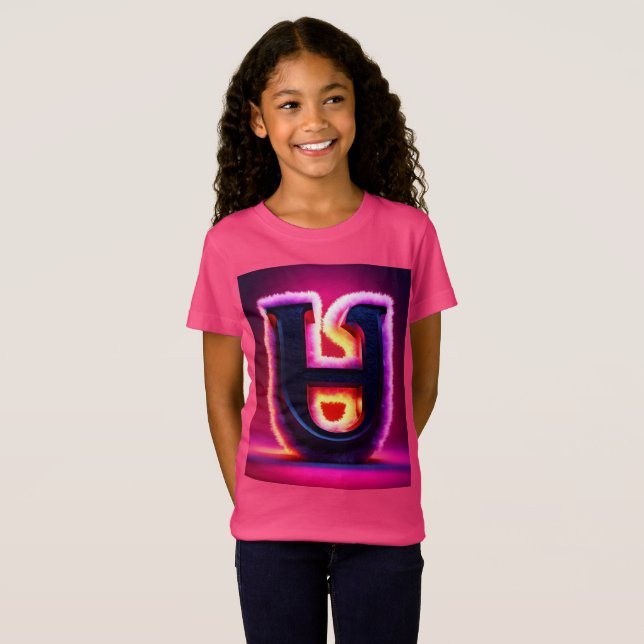 "Odämpad radie: Trendset Pink Top by Samsi" T Shirt (Hel framsida)