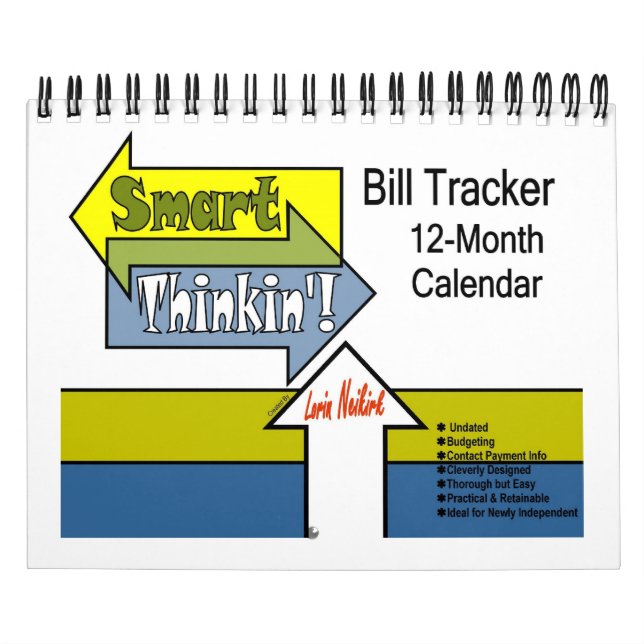 Odaterad kalender 2pg "för smart Thinkin" (Omslag)