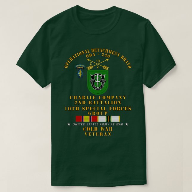 ODB 230 C Co 2:e Bn 10th SFG med KALL SVC T Shirt (Design framsida)