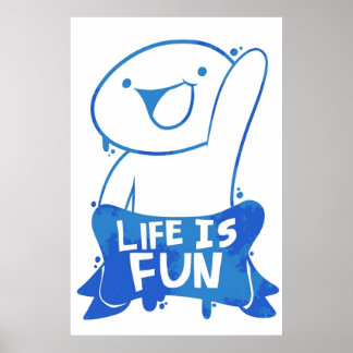 Odd1sOut Life är Roligt Graffiti Poster