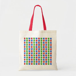 Odd Abstrakt Mönster Tote Bag Tygkasse