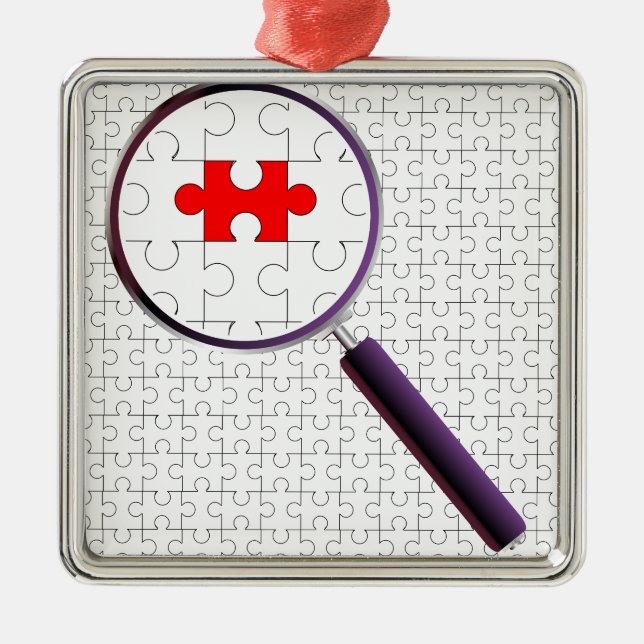 Odd Biet förstoringsglas Julgransprydnad Metall (Framsidan)