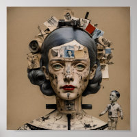 Odd Doll Surrealist AI-bild 004 P