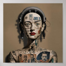 Odd Doll Surrealist AI-bild 009 P