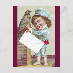 Odd Fellow Sending Pigeon Post Vykort