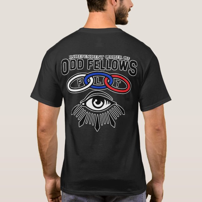 Odd Fellows Links and Öga T Shirt (Baksida)