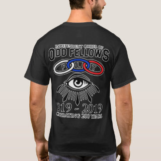 Odd Fellows Links och Öga 200-årsdagen T Shirt