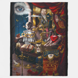 Odd Fellows Symbolic Vanitas Fleecefilt