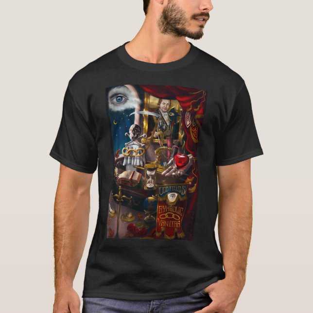 Odd Fellows Symbolic Vanitas T Shirt (Framsida)