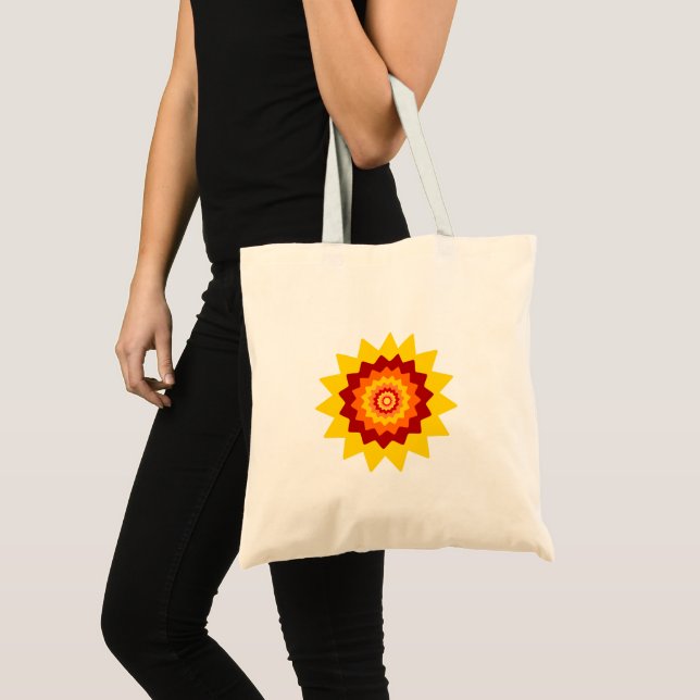 Odd Flower Tote Bag Tygkasse (Framsida (produkt))