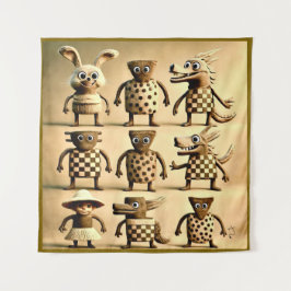 Odd Friends - Checker & Dots CreatFamily Poste