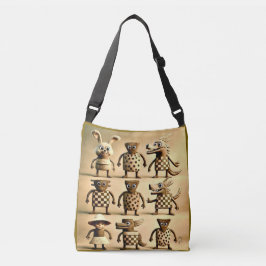 Odd Friends – Checker & Dots Creature Family Tote  Axelväska