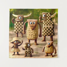 Odd Friends - Klan Forest Checker & Dots Poster