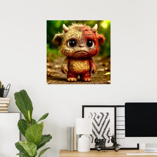 Odd Friends - Ledsen Baby Demon Poster (Hemmakontoret)