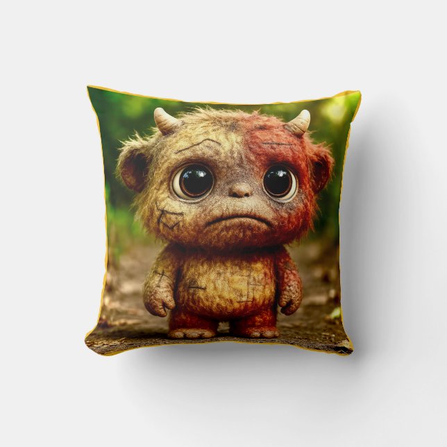 Odd Friends - Ledsen Baby Demon Poster Kudde (Framsida)