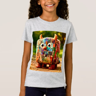 Odd Friends - Patchwork Cube Monster Poster T Shirt