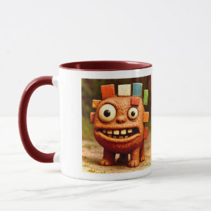 Odd Friends - Rainbow Block Monster PosterPoster Mugg