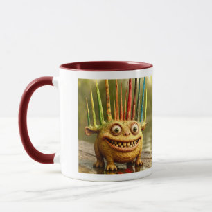 Odd Friends - Rainbow Spike Monster Poster Mugg