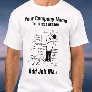 Odd Job Man eller Laborer T Shirt