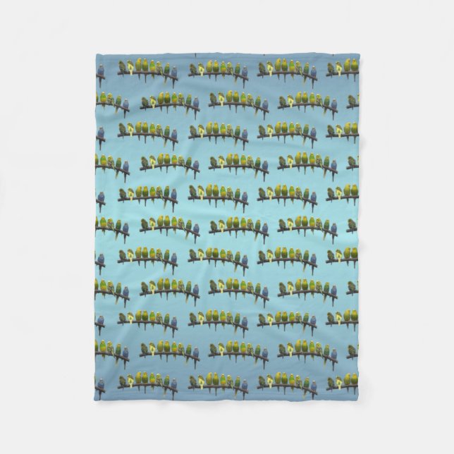 Odd One Out Fleece Blanket (Himlar Blue Mix) (Framsidan)