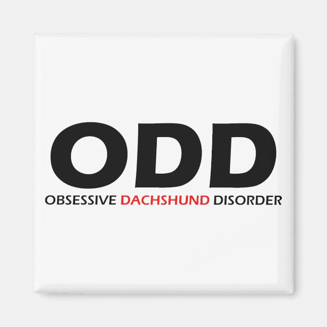 ODD - överdriven doseringsstörning Magnet (Framsidan)