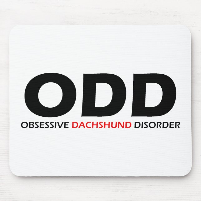 ODD - överdriven doseringsstörning Musmatta (Framsidan)