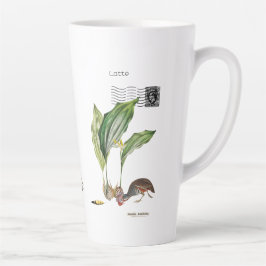 Odd Shellfish Latte Mugg, White Ceramic Tall Mugg