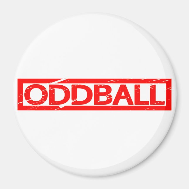 Oddball Frimärke Magnet (Framsidan)