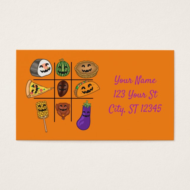 Oddball Jack o'lantern Medley Thunder_Cove Visitkort (Framsidan)