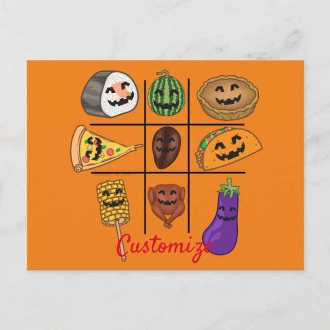 Oddball Jack o'lantern Medley Thunder_Cove Vykort (Framsida)