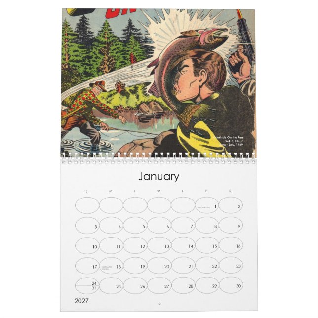 Oddball Tecknads Calendar Kalender (Jan 2027)