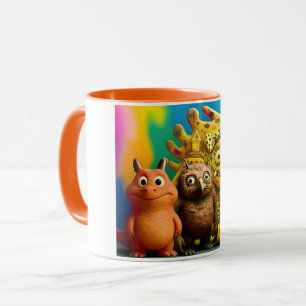 OddFriends Colorful Monster Mugg - Creepy Cute Cof
