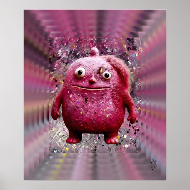 OddFriends - Rosa Whimsical Creating Poster (Framsidan)
