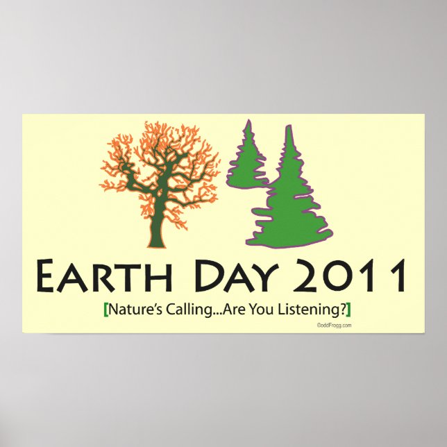 oddFrogg Earth Day 2011 Poster (Framsidan)