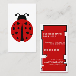 oddRex ladybug Visitkort