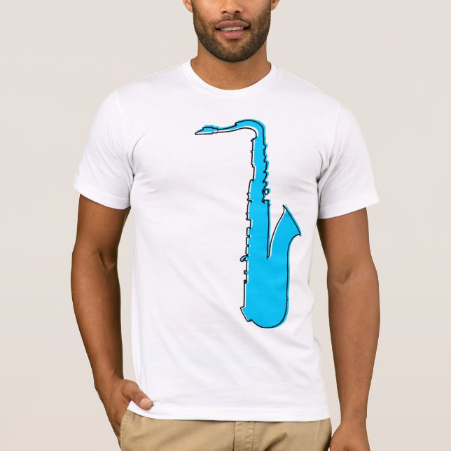 oddRex-saxofon Tee Shirt (Framsida)