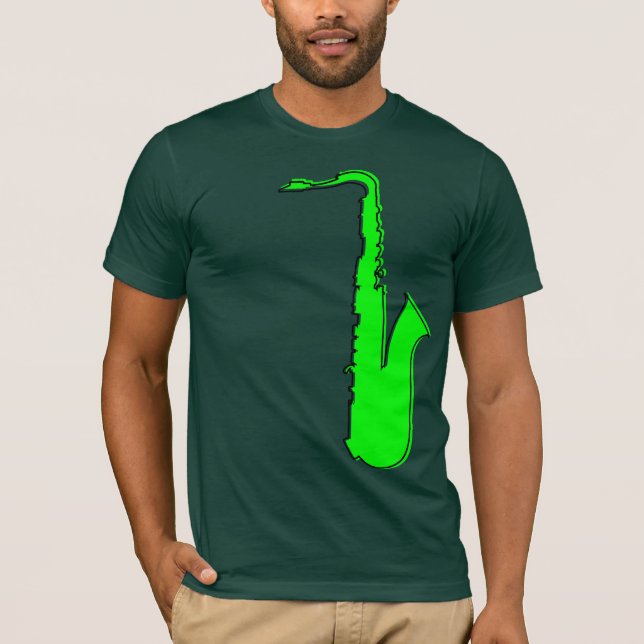 oddRexsaxofon Tee Shirt (Framsida)