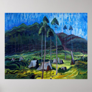 Odds och avslutar vid Emily Carr 20x16 Poster