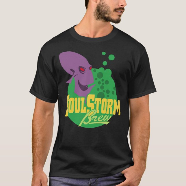 Oddworld - Soulstorm Brew Logotyp Essential T Shirt (Framsida)