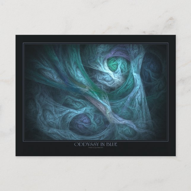 Oddyssy in Blue Postcard Vykort (Framsida)