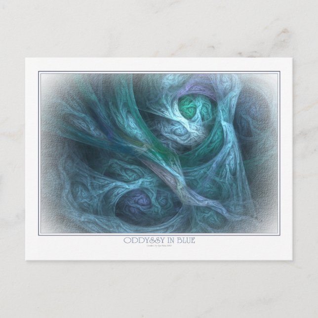 Oddyssy in Blue Postcard Vykort (Framsida)