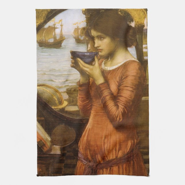 Öde av John William Waterhouse Kökshandduk (Vertikal)